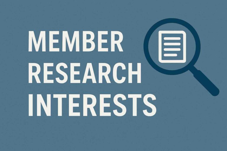 Member Research Interests Page